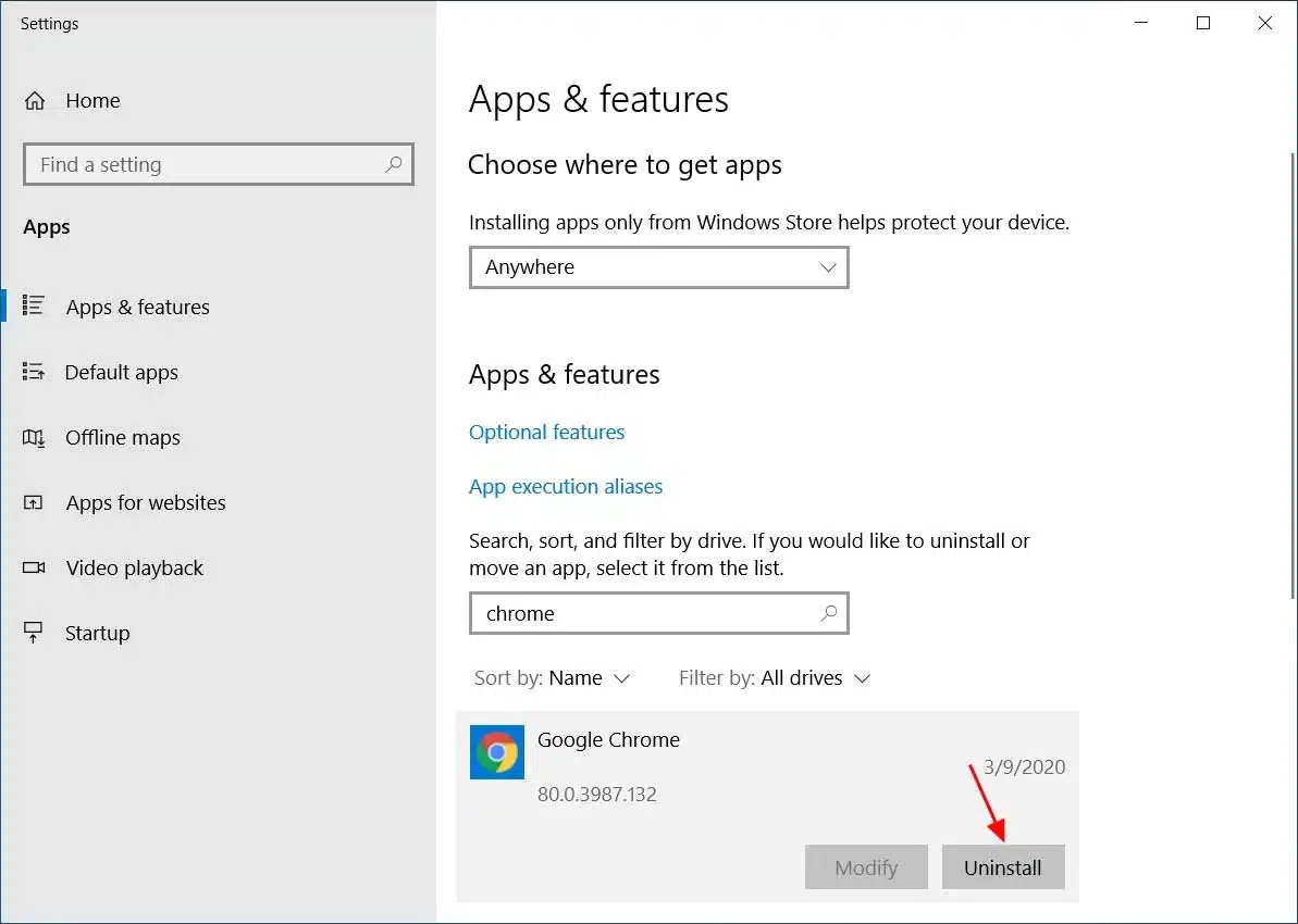 كيفية تثبيت و حذف Google Chrome