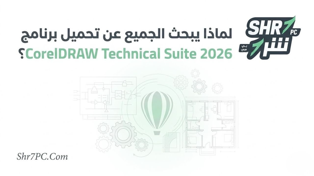 لماذا يبحث الجميع عن تحميل برنامج CorelDRAW Technical Suite 2026؟