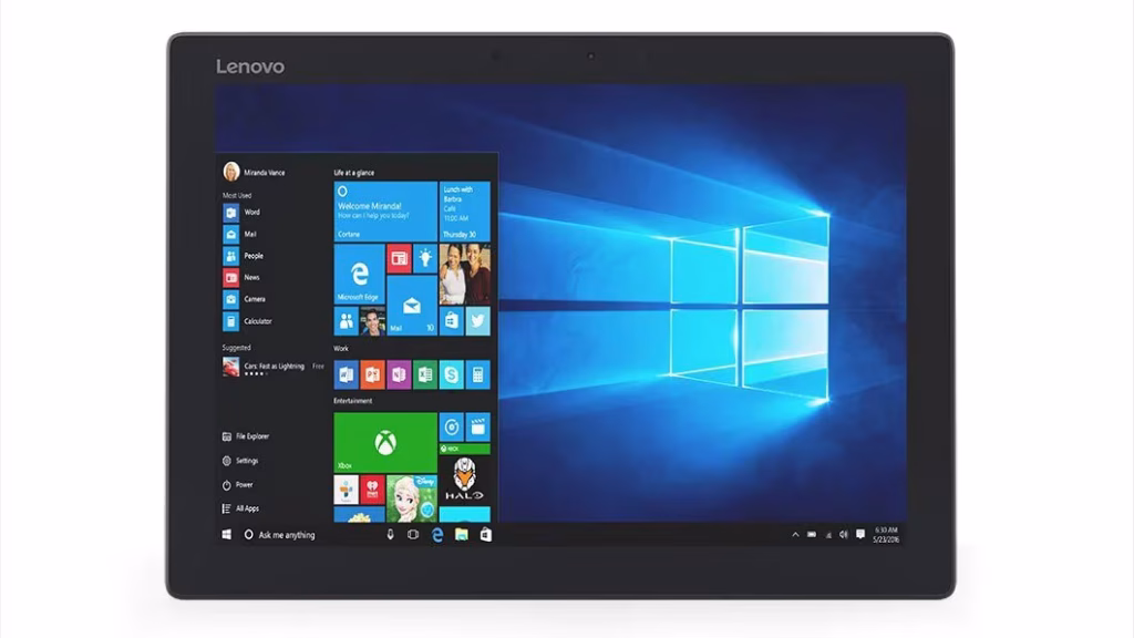 مراجعة لابتوب lenovo Ideapad Miix 720