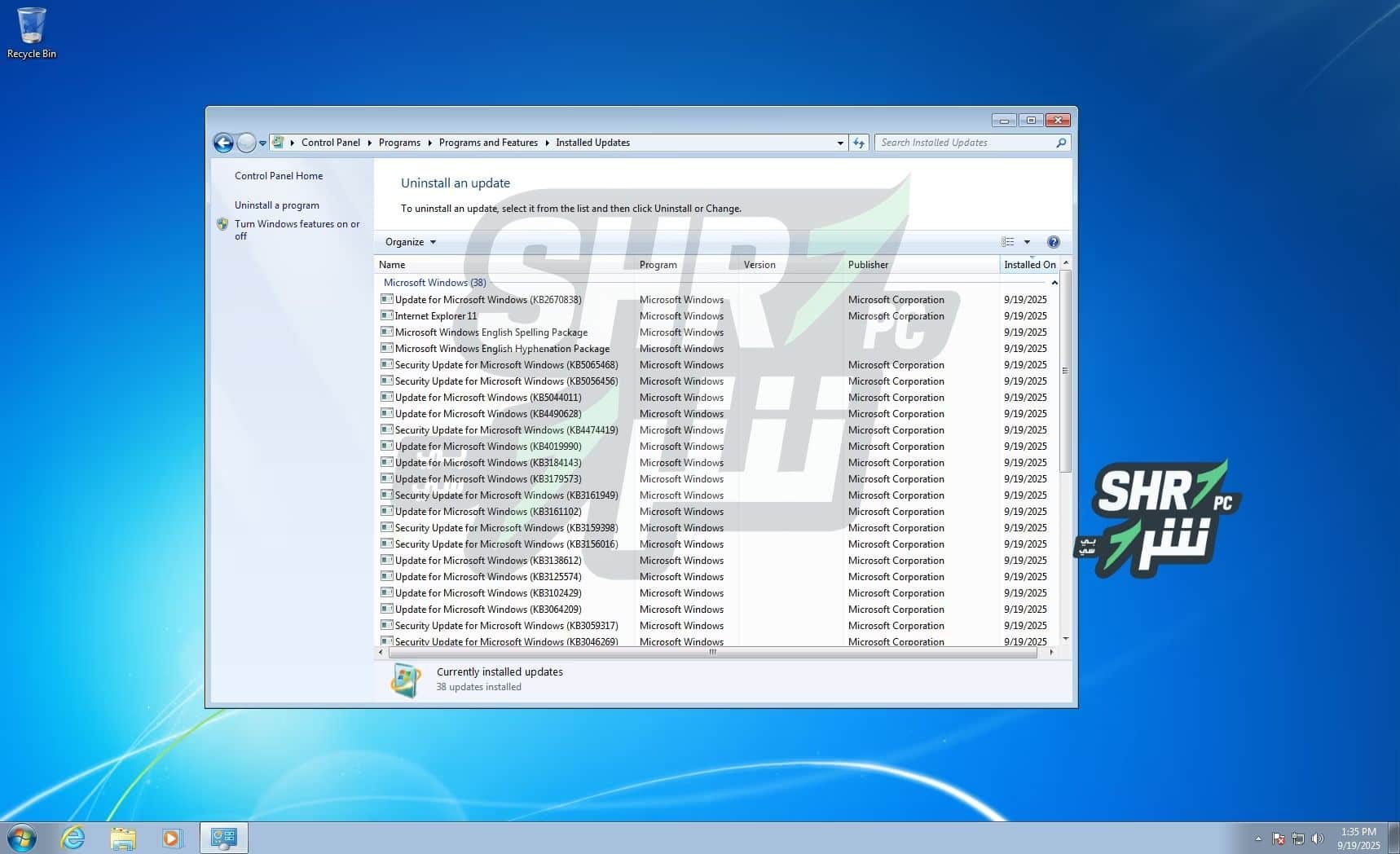 ويندوز سفن التميت بـكل اللغات  Windows 7 Ultimate  سبتمبر 2025