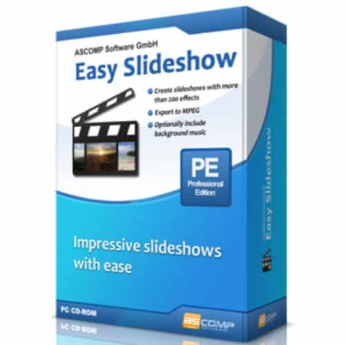 برنامج ASCOMP Easy Slideshow Professional متخصص في إنشاء عروض شرائح احترافية