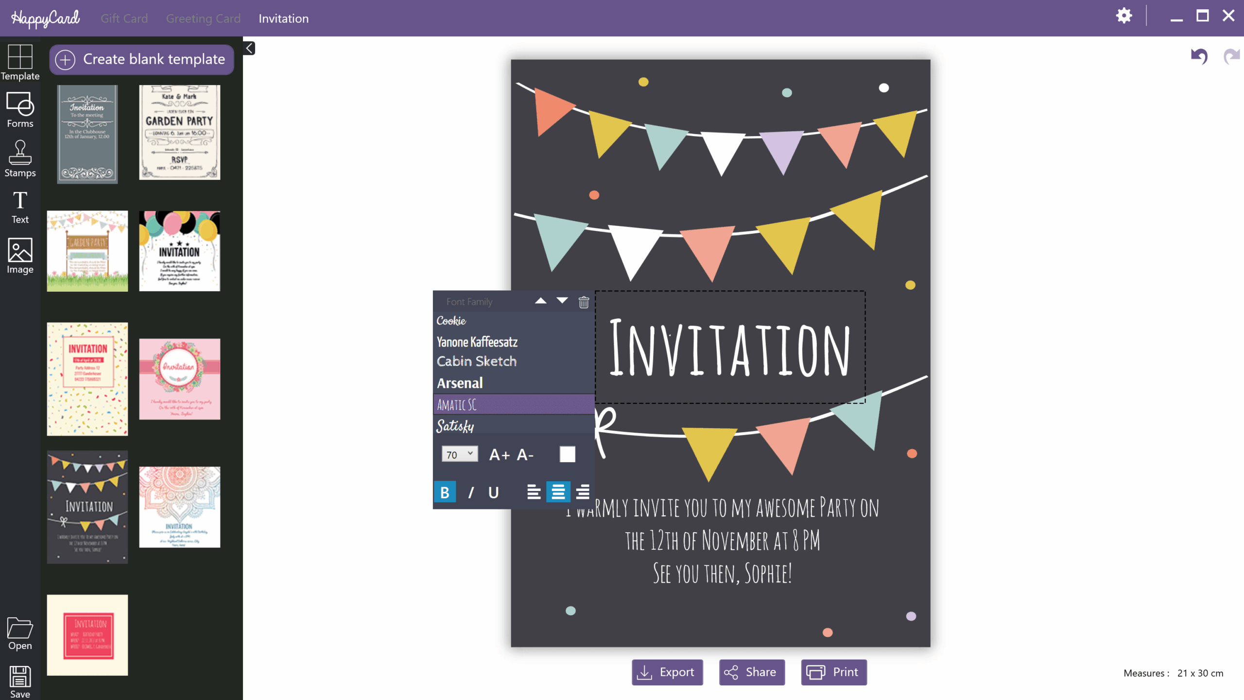 برنامج Abelssoft HappyCard لنظام التشغيل ويندوز