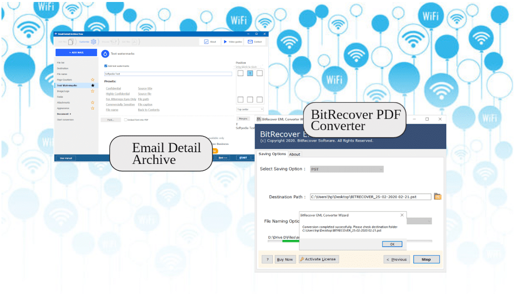 برنامج BitRecover EML Converter Wizard لتحويل ملفات EML إلى مجموعة واسعة من الملفات الأخرى.