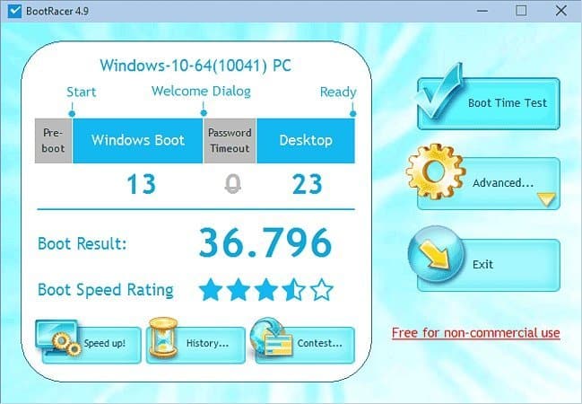 برنامج BootRacer أداة مجانية لنظام التشغيل ويندوز
