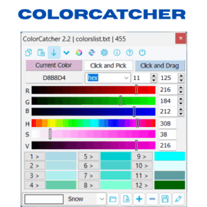 برنامج ColorCatcher لمساعدتك على تحديد الألوان بدقة ومطابقتها