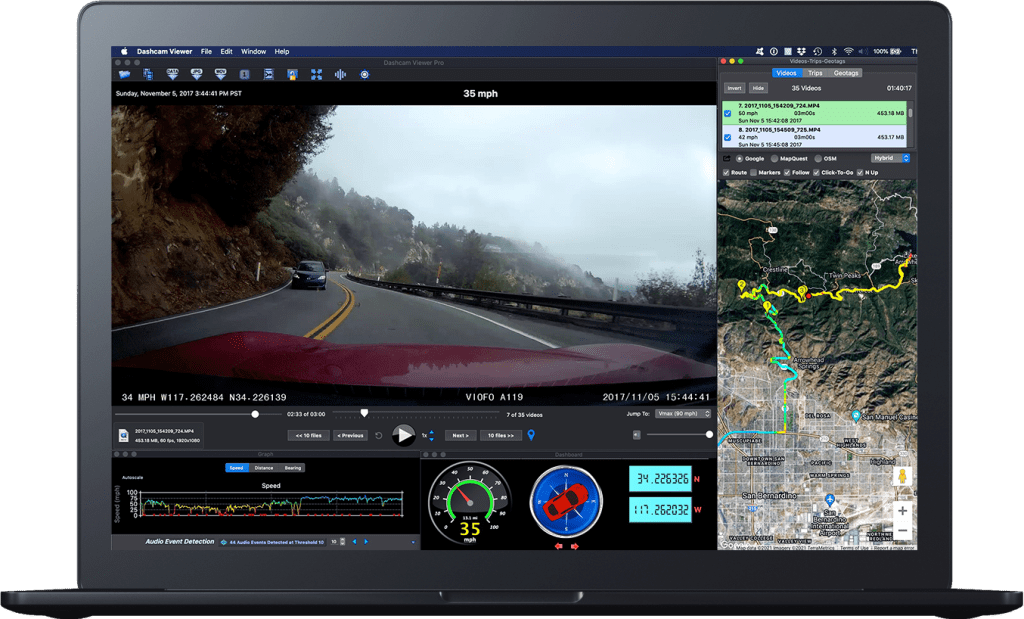 برنامج Dashcam Viewer Plus لتسهيل عملية مشاهدة وإدارة مقاطع الفيديو المسجلة