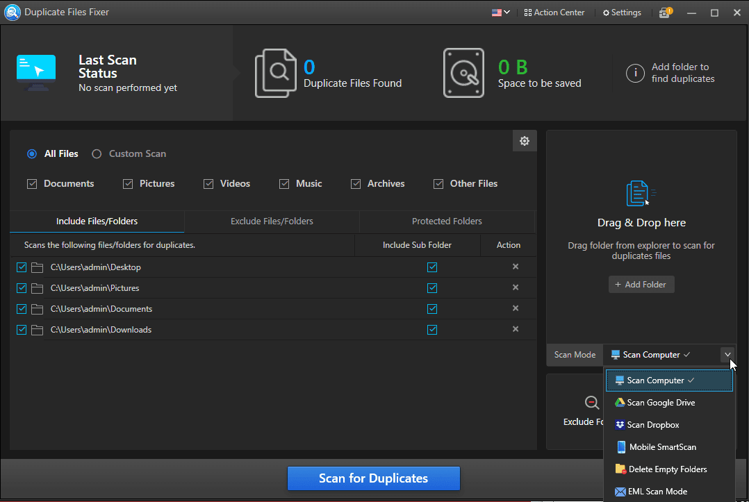 برنامج Duplicate.Files.Fixer لمساعده على إيجاد وحذف الملفات المكررة من أجهزتهم