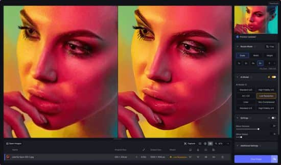 برنامج Topaz Gigapixel Pro لتكبير الصور بالذكاء الاصطناعي