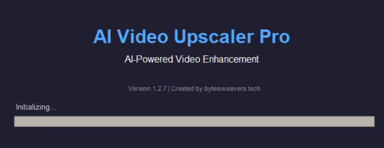 برنامج AI Video Upscaler Pro لتحسين دقة الفديو بالذكاء لأصطناعي