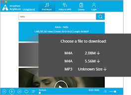 برنامج AmoyShare AnyMusic لتحميل واستماع الموسيقي