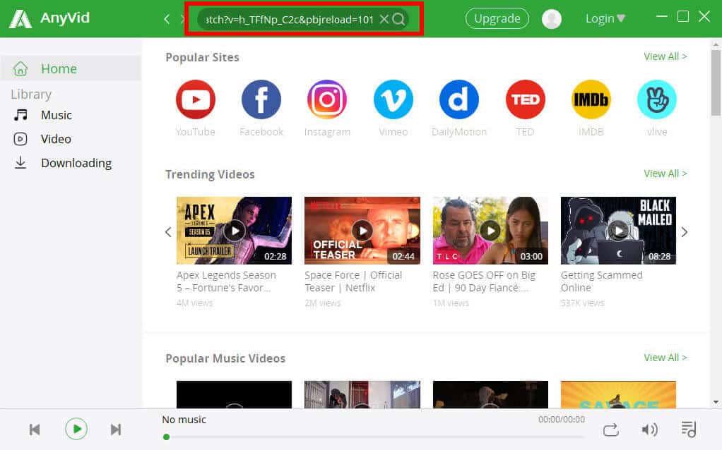 برنامج AmoyShare AnyVid لتحميل الفديوهات من الانترنت