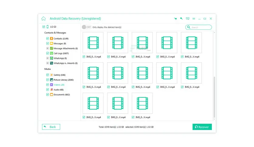 برنامج Apeaksoft Android Toolkit لاستعادة الملفات المحذوفة