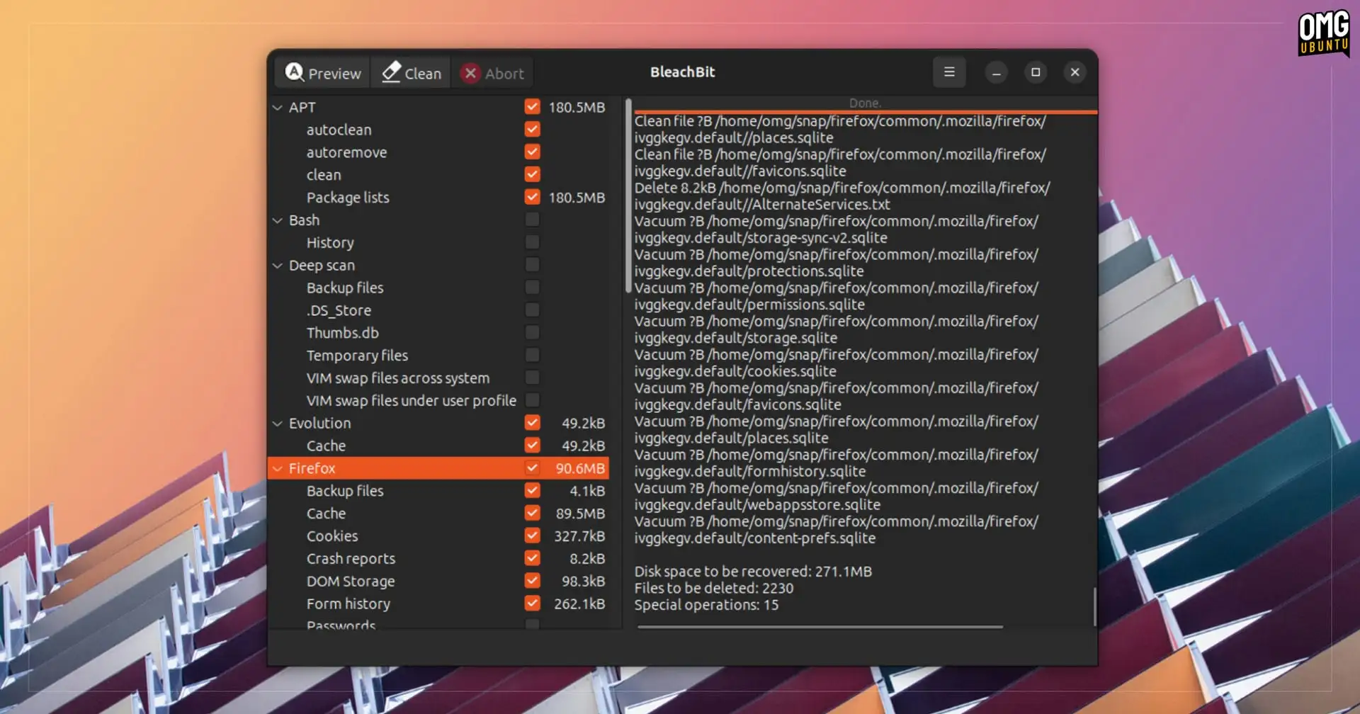 برنامج BleachBit لتنظيف نظام التشغيل