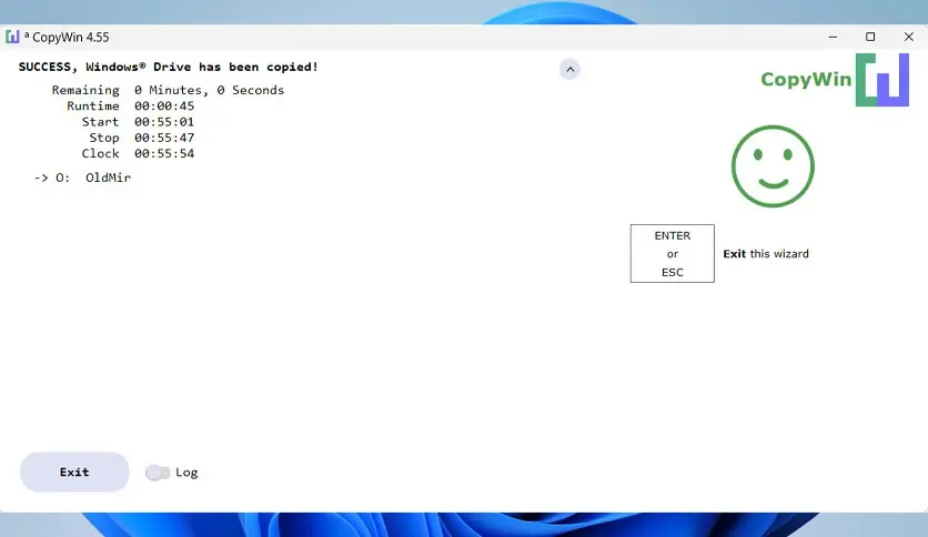 برنامج CopyWin لأنشاء نسخة احتياطية
