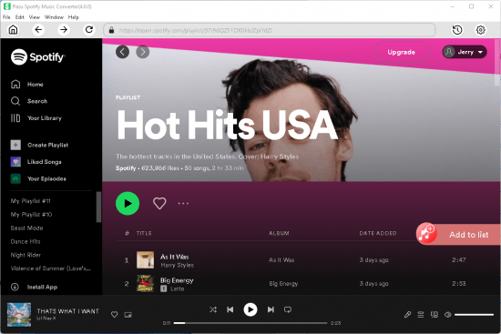 برنامج Pazu Spotify Music Converter لتحويل الاغاني من Spotify