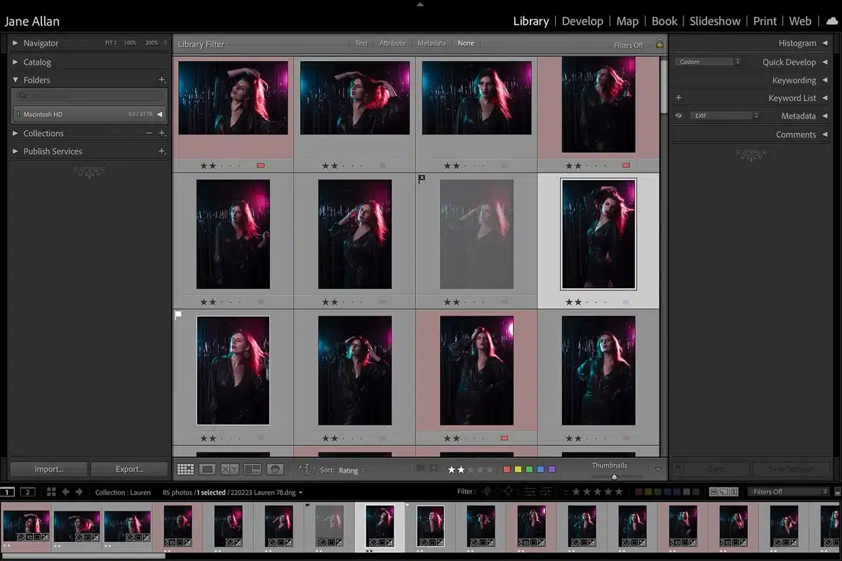 برنامج PhotoCull لتحرير الصور