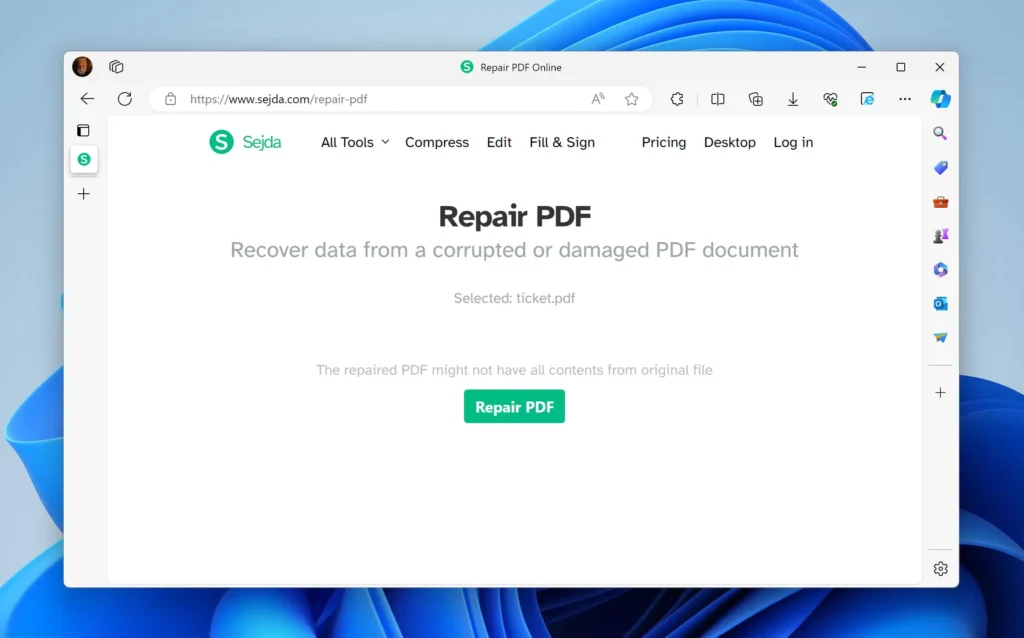 برنامج Recovery Toolbox for PDF لاستعادة ملفات PDF التالفة
