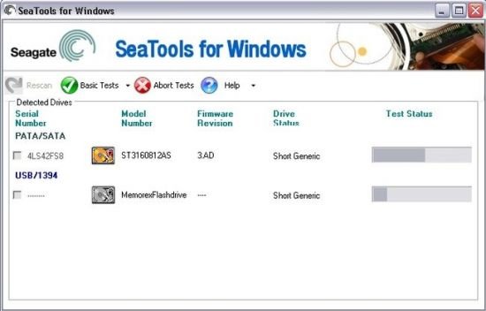 برنامج Seagate SeaTools for Windows لاختبار وتقييم صحة محركات الأقراص الصلبة