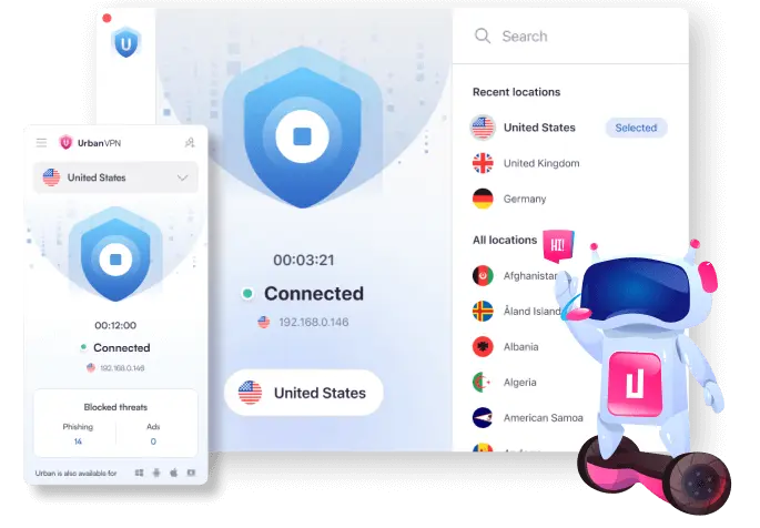 برنامج Urban VPN لاستخدام الاترنت بحرية وامان