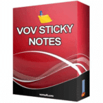 برنامج VovSoft Sticky Notes لتنظيم الملاحظات والافكار