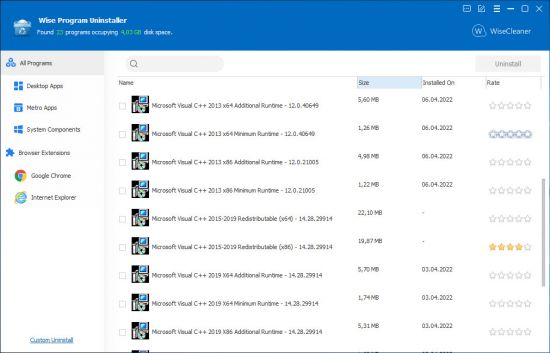 برنامج Wise Program Uninstaller لأزالة وحذف البرامج