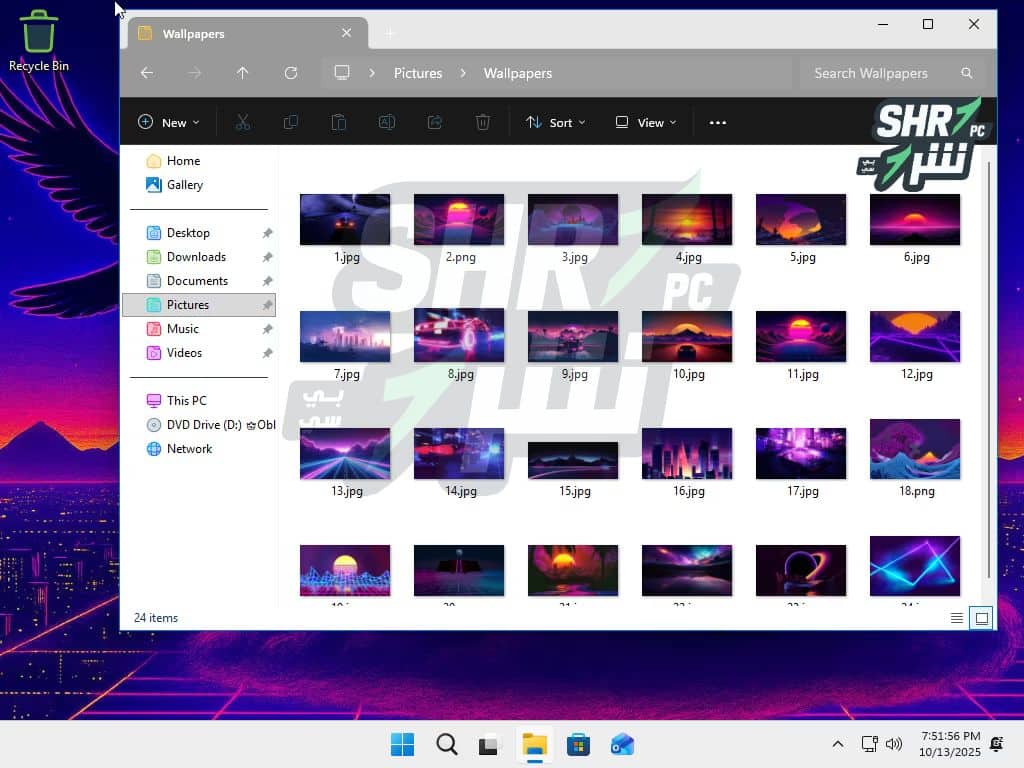 تنزيل ويندوز 11 المخفف والمعدل Windows 11 25H2 OblivionOS Edition