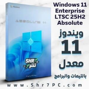 تنزيل ويندوز 11 المعدل مع الثيمات والبرامج Windows 11 Enterprise LTSC 25H2 Absolute
