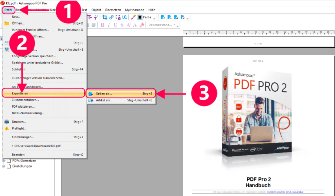 برنامج Ashampoo PDF Pro | لإدارة وتحرير ملفات PDF بسهولة - shr7pc