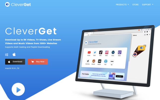 برنامج CleverGet | لتحميل الفيديوهات من الانترنت - shr7pc