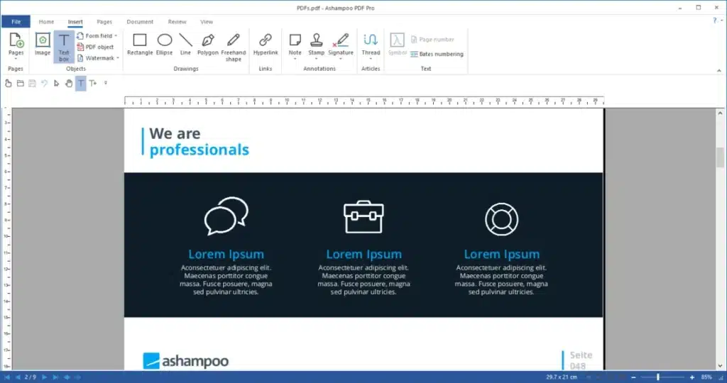 برنامج Ashampoo PDF Pro لإدارة وتحرير ملفات PDF بسهولة
