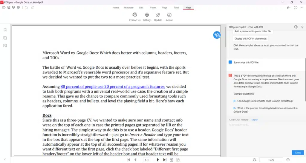 برنامج PDFgear لإدارة وتحرير ملفات PDF