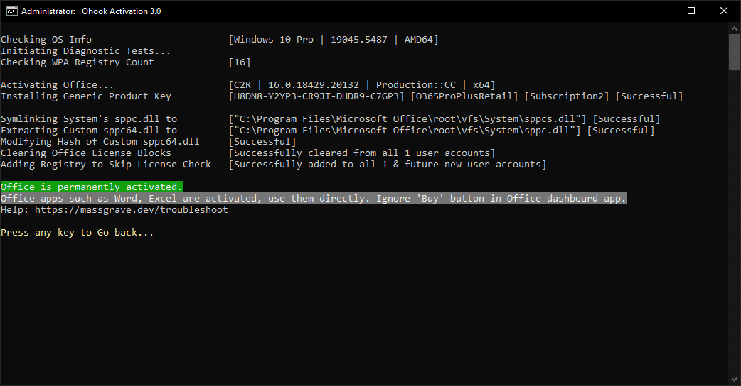 برنامج PMAS - PowerShell Multi Activation System | لتفعيل منتجات مايكروسوفت