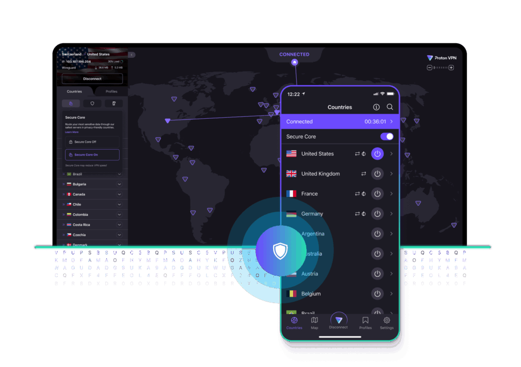 برنامج Proton VPN Free لأخفاء خصوصيتك علي الانترنت