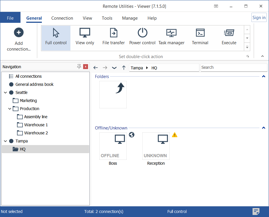 برنامج Remote Utilities Viewer للتحكم في أجهزة الكمبيوتر عن بعد