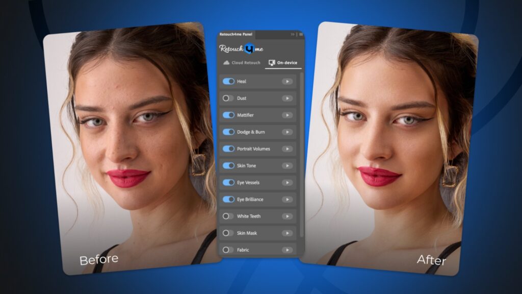 برنامج Retouch4me Skin Tone لتحرير الصور