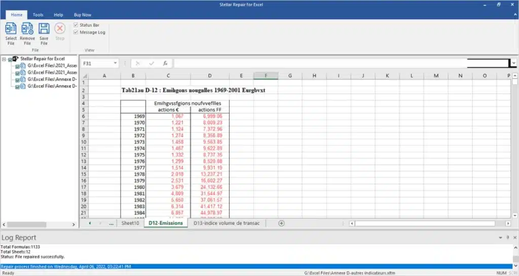 برنامج Stellar Repair for Excel لإصلاح واستعادة ملفات ايكسل
