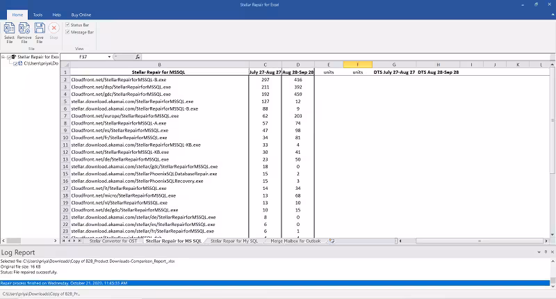 برنامج Stellar Repair for Excel لإصلاح واستعادة ملفات ايكسل