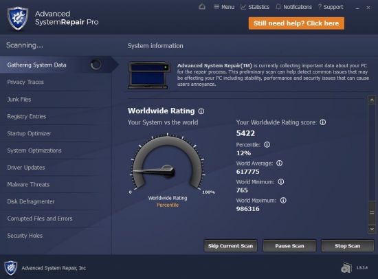 برنامج Advanced System Repair Pro | لصيانة وحماية الويندوز - shr7pc