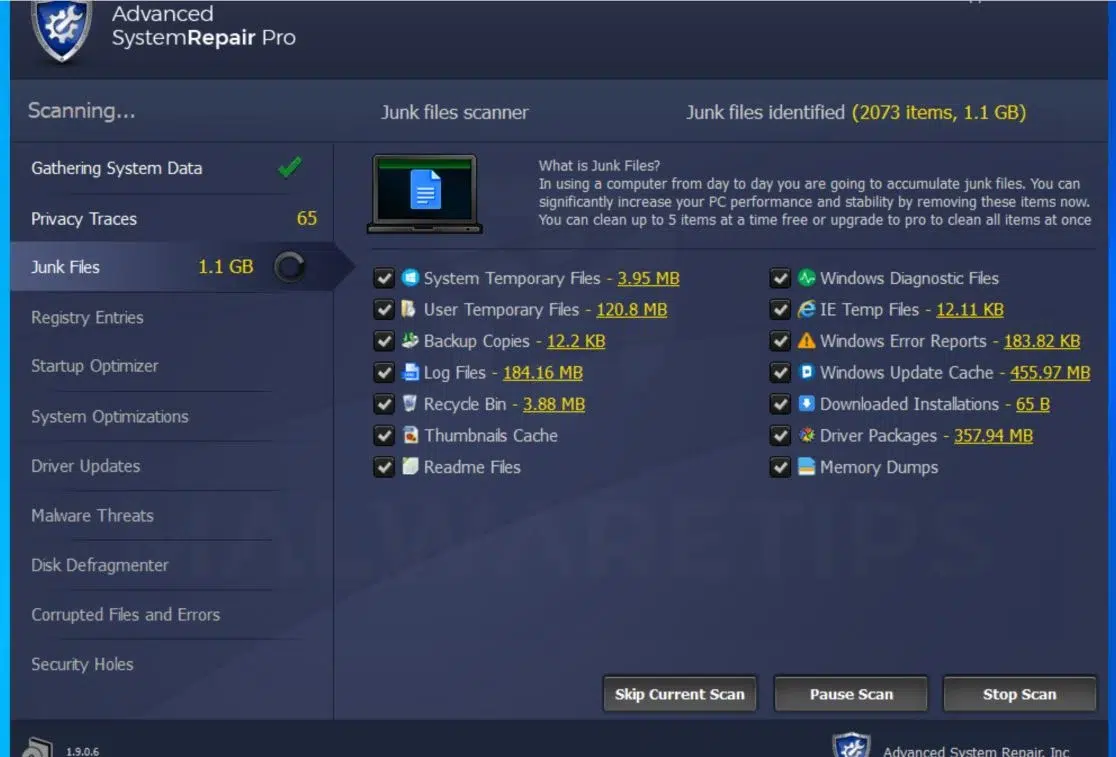 برنامج Advanced System Repair Pro لصيانة وحماية الويندوز