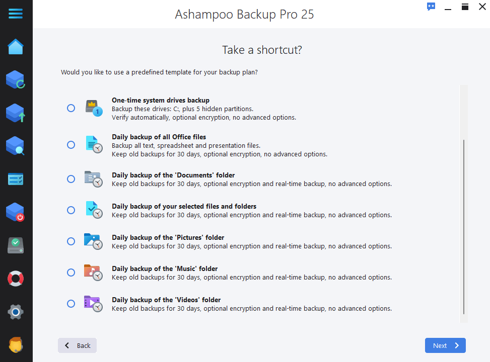 برنامج Ashampoo Backup Pro للنسخ الحتياطي