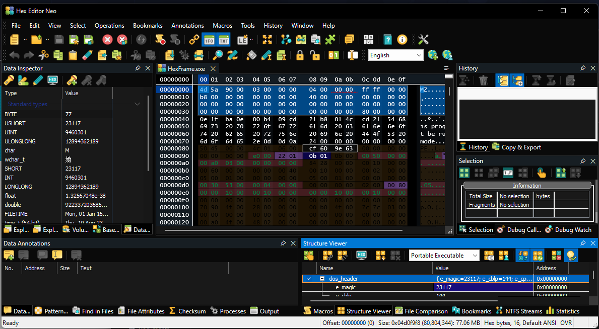 برنامج Hex Editor Neo Ultimate لتحرير الملفات الثنائية لنظام الويندوز