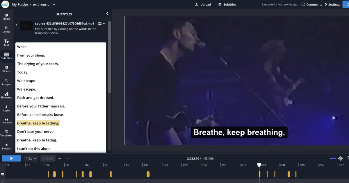 برنامج Lyric Video Creator لأنشاء مقاطع الفديو