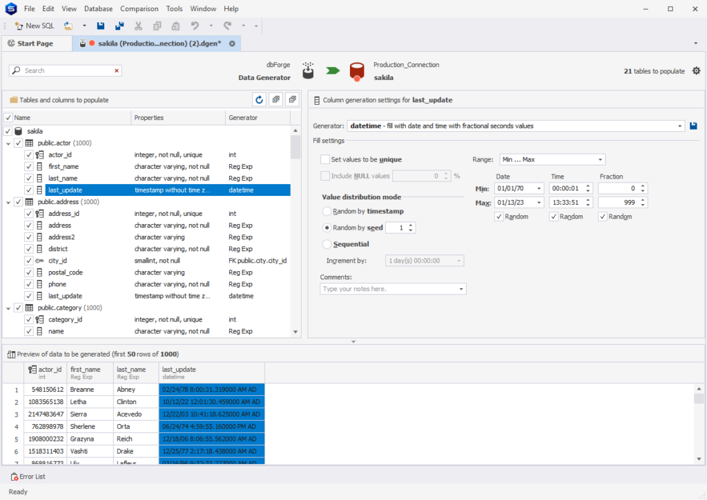 برنامج PostgreSQL PHP Generator لبناء تطبيقات الويب