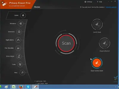 برنامج Privacy Eraser Pro للحفاظ على الخصوصية وتحسين أداء جهاز الكمبيوتر