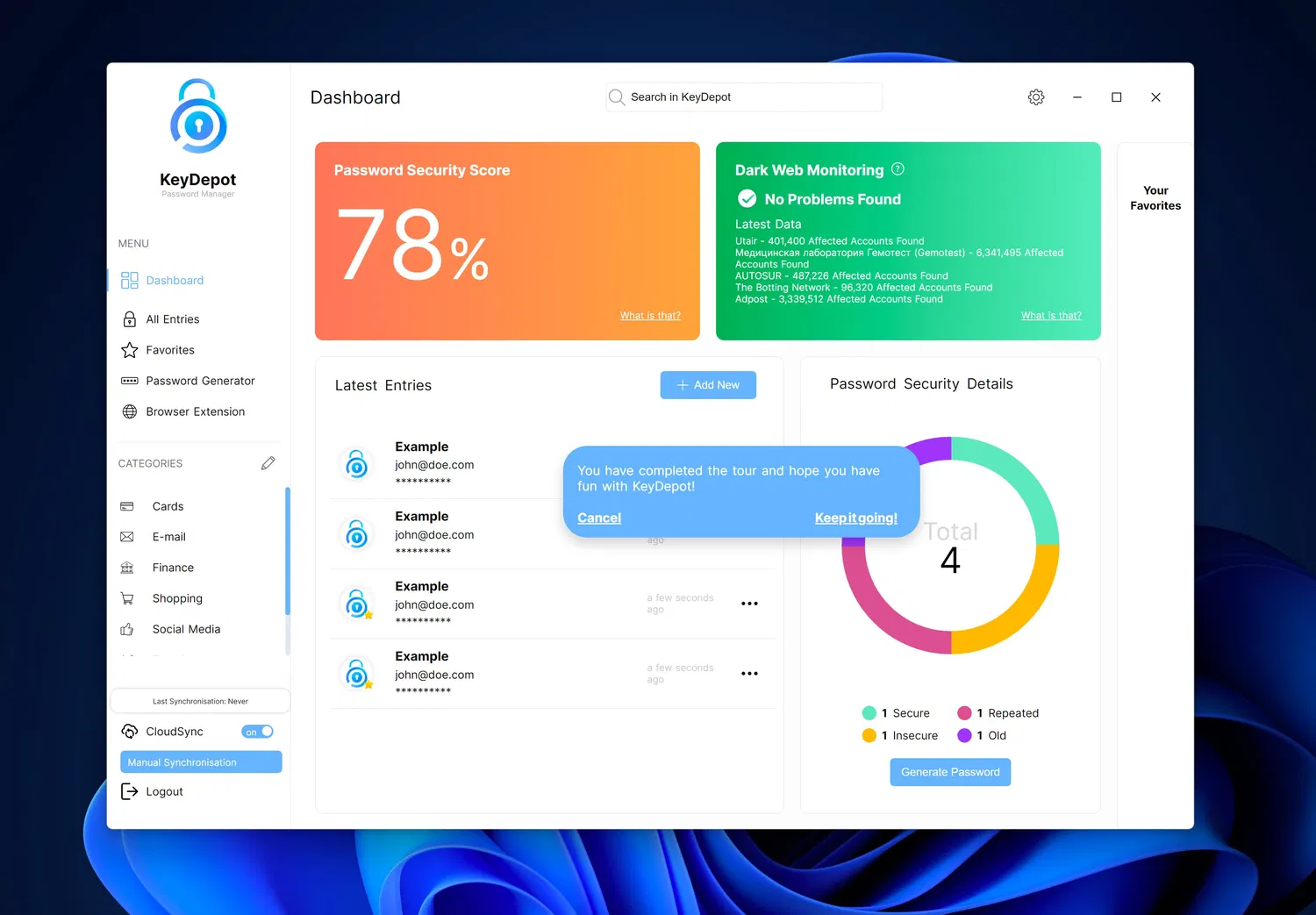 برنامج Abelssoft KeyDepot 2026 لإدارة كلمات المرور