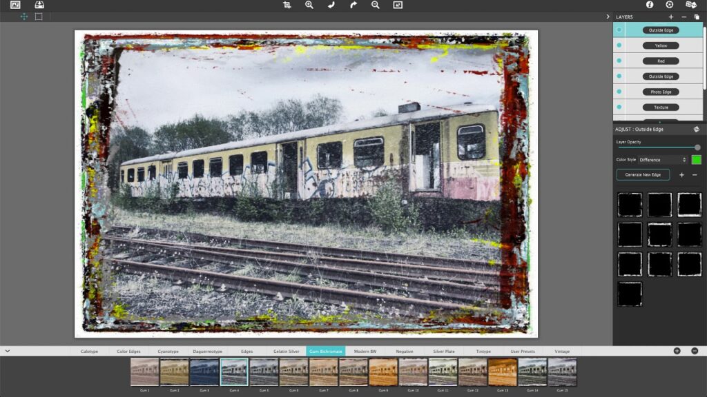 برنامج JixiPix Chromatic Edges لتحرير الصور