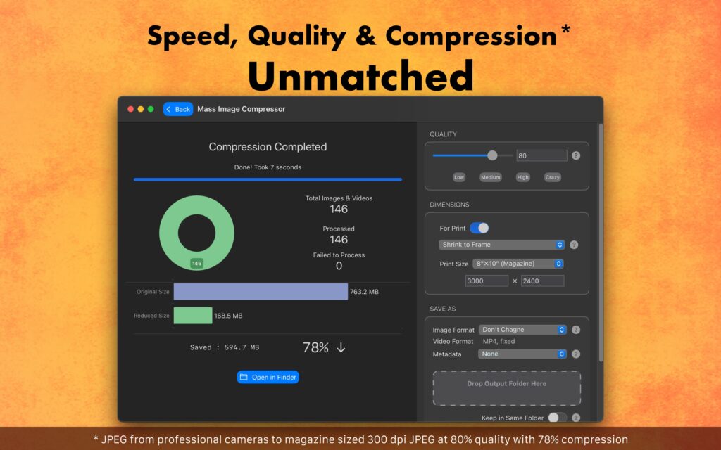 برنامج Mass Image Compressor لتقليل حجم الصور