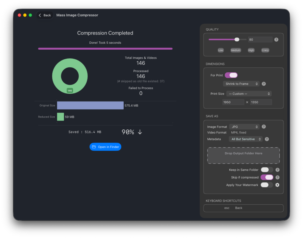 برنامج Mass Image Compressor لتقليل حجم الصور