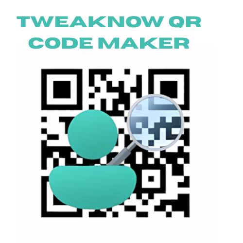 برنامج TweakNow QR Code Maker لإنشاء رموز QR