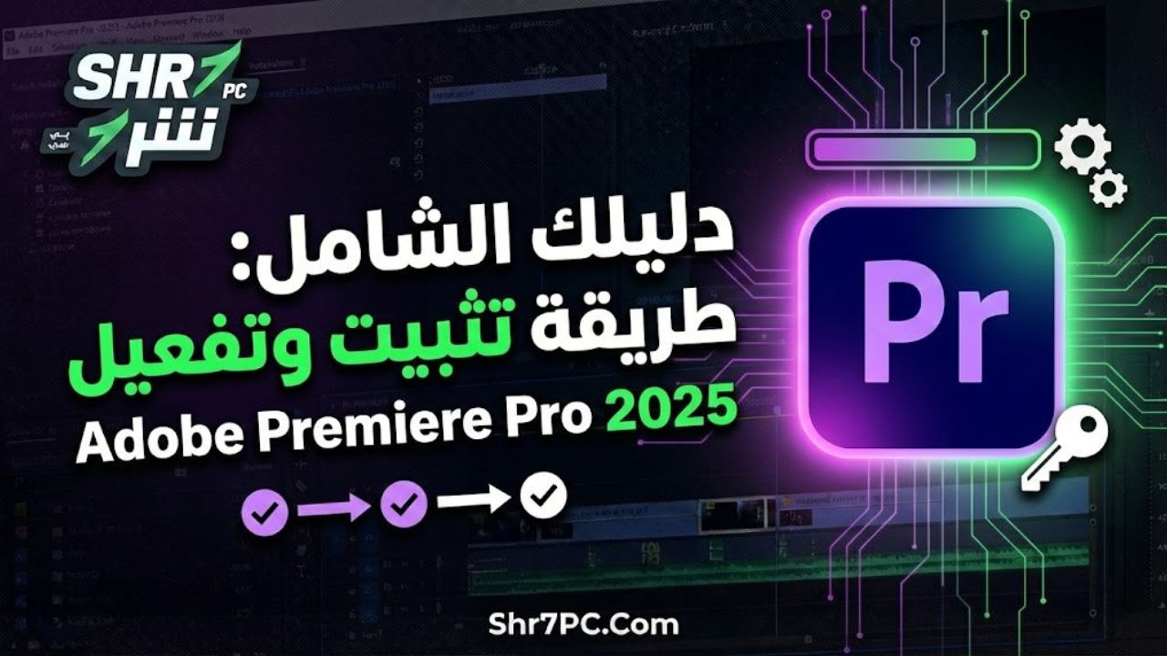 دليلك الشامل: طريقة تثبيت وتفعيل Adobe Premiere Pro 2025